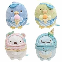 new ice cream sumikko gurashi plush keychain small pandent kids stuffed animals toys for children gifts 9cm