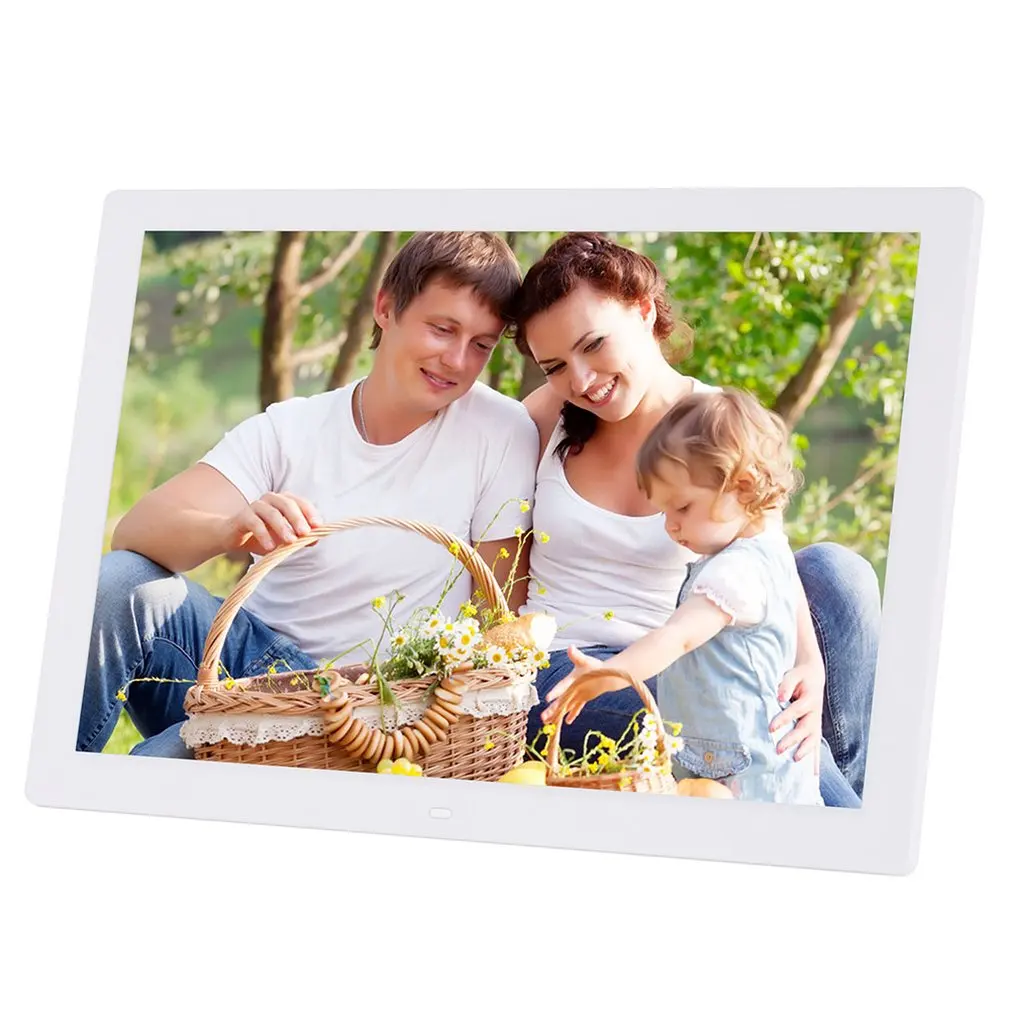 Цифровая HD фоторамка с 17 дюймовым экраном Светодиодный светодиодной подсветкой