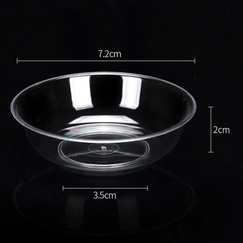 

100PCS Disposable Sauce Dipping Bowls Vinegar Dishes Dip Dish Condiment Flavored Box Seasoning Pepper Dipping Portion