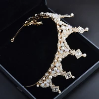 bridal crown headband headdress new alloy crown crystal wedding accessories