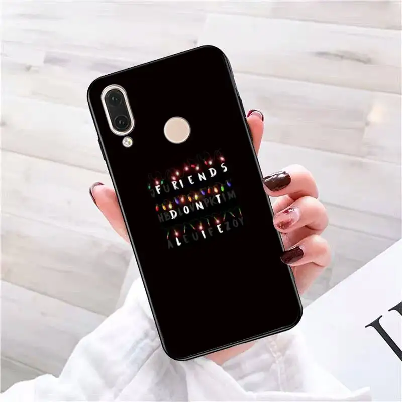 Stranger Things Friends Don't Lie For Black TPU Soft Phone Case  For Redmi note 8 8Pro 8T 6pro Redmi 8 7A 6A Xiaomi mi 8 9