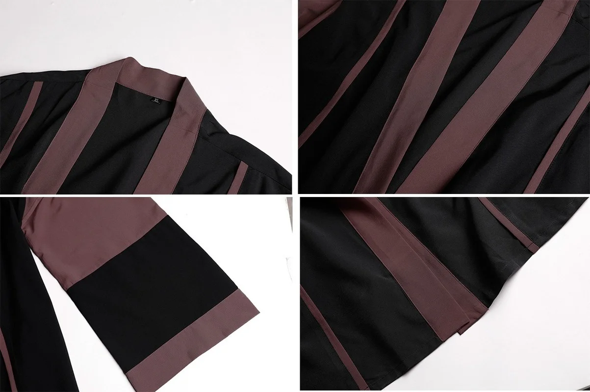 

Donsignet Muslim Dress Muslim Fashion Plus Size Stitching Mulism Abaya Cardigan Belt Middle East Eid Duabi Abaya Turkey Robe 5XL