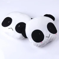 cartoon cute panda car neck headrest pillow seat back waist rest cushion head rest bone support holder cotton tour accessories