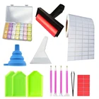 Наборы аксессуаров для фотографий 5D, роллер, глиняный лоток, стило, воронка, бриллиант, бриллиантовая фотопластина, лоток, наборы контейнеров