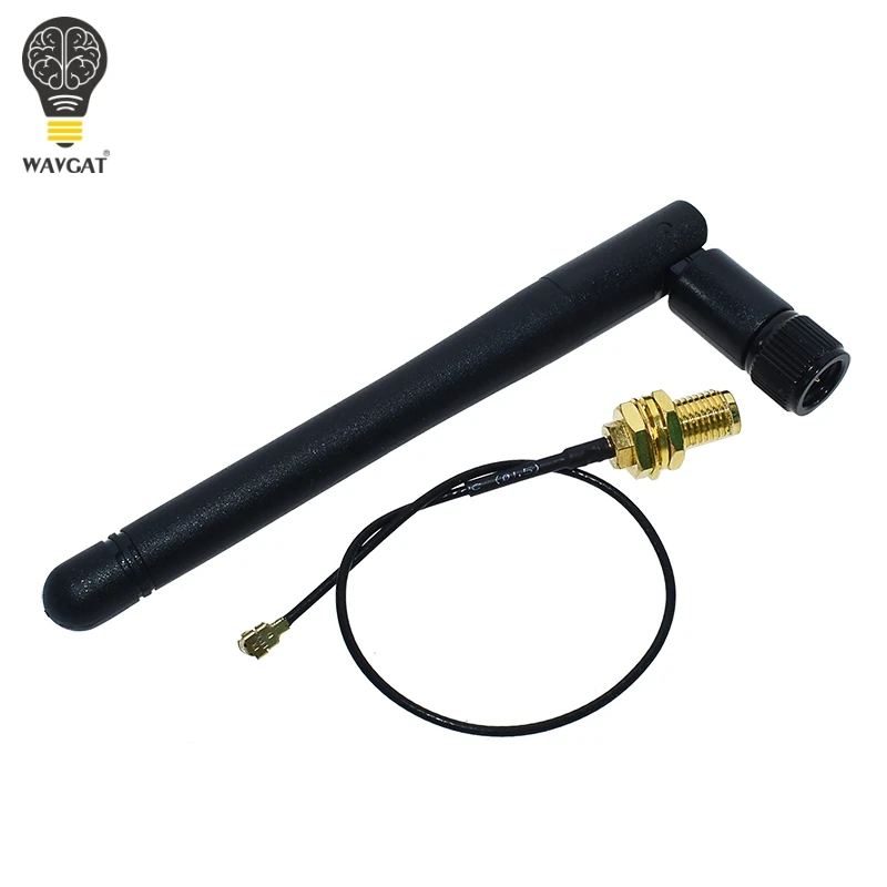 2,4 GHz 3dBi WiFi 2,4g антенна RP-SMA мужской беспроводной маршрутизатор+ 17 см PCI U. FL IPX к RP SMA мужской косичка кабель ESP8266 ESP32