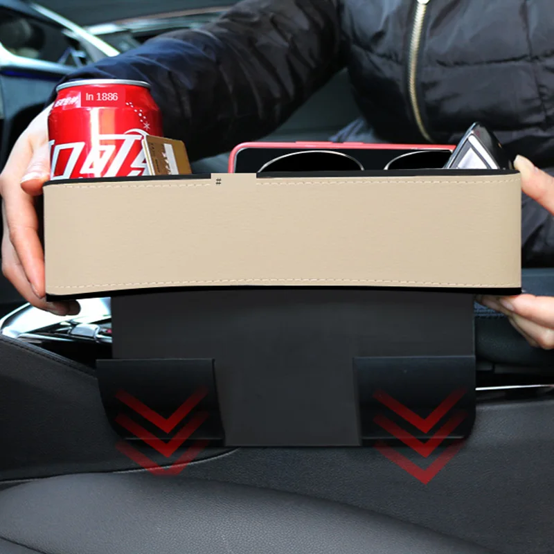 Автомобильный ящик для хранения на сиденье Карманный держатель органайзер