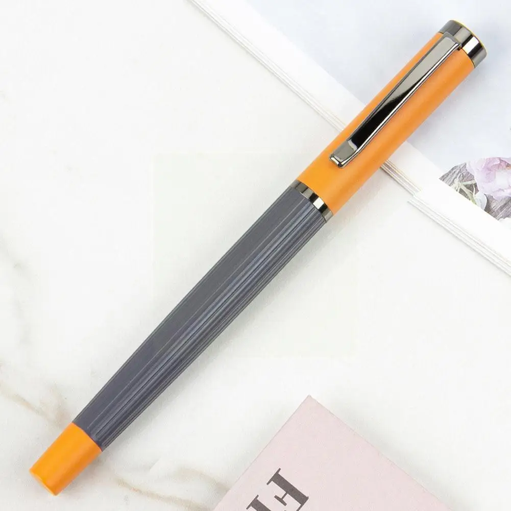 

Luxury Metal Fountain Pen Iridium Nib Fountain Pen Office Calligraphy Pen Ink Business Stationery Writing School Pen Studen E4Z3