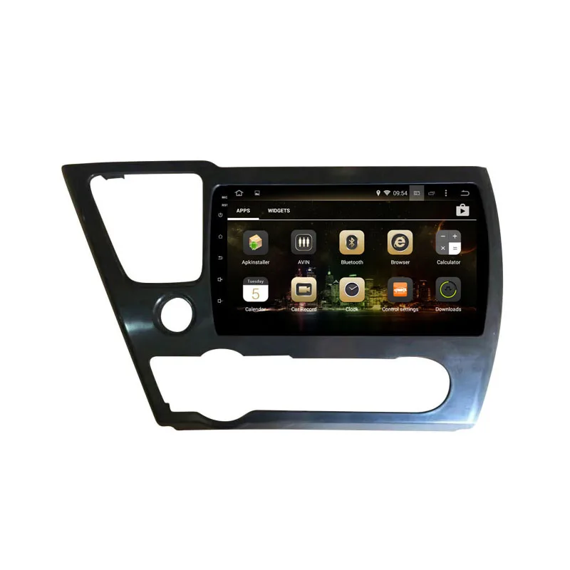 Android 9 0 Восьмиядерный PX5/PX6 Fit HONDA CIVIC 2014 Автомобильный dvd плеер навигация GPS