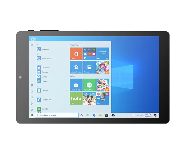 Планшет 8 дюймов 1280*800 W2 WIN10 PRO Intel Z8300 четырехъядерный 4 Гб ОЗУ 64 ПЗУ BT Wi-Fi камеры 4000