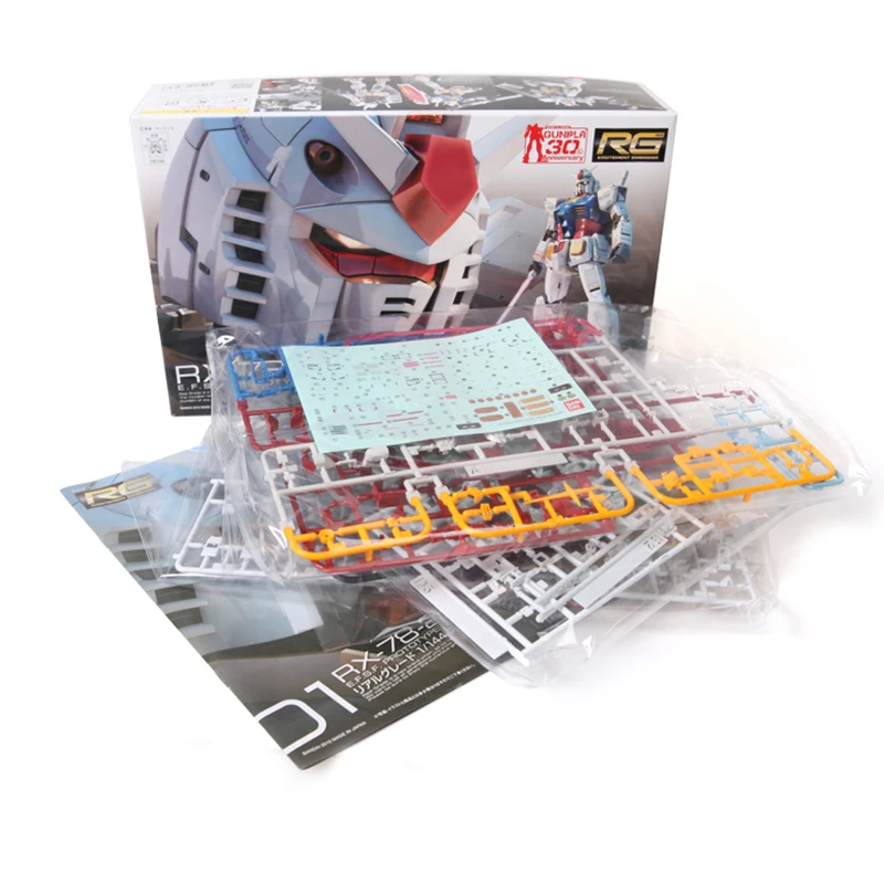 Аниме Костюм мобильного воина Япония RG 1/144 RX 78 2 экшн фигурка Gundam горячие детские
