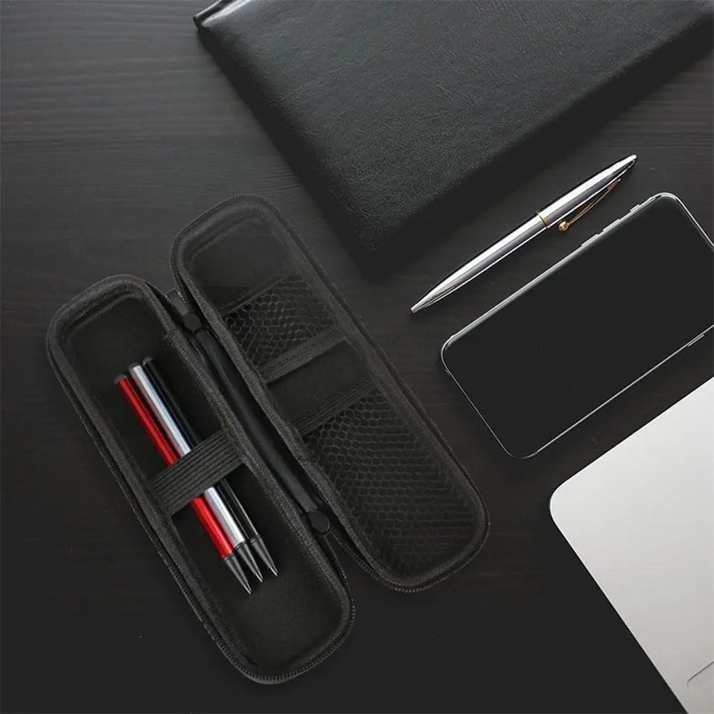 

Black EVA Hard Shell Stylus Pen Pencil Case Holder Protective Carry Box Bags Storage Container Ballpoint Stationery Storage Bags