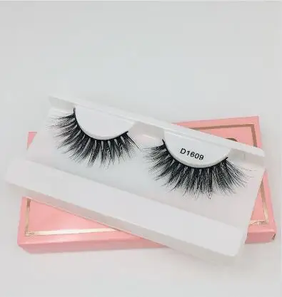 1pair 1609 NEW1/2/16 пар Накладные ресницы 3D норковые ресницы ручной натурального меха норки для макияжа толстый Поддельные Накладные ресницы с пушистым - Цвет: 1pair 1609