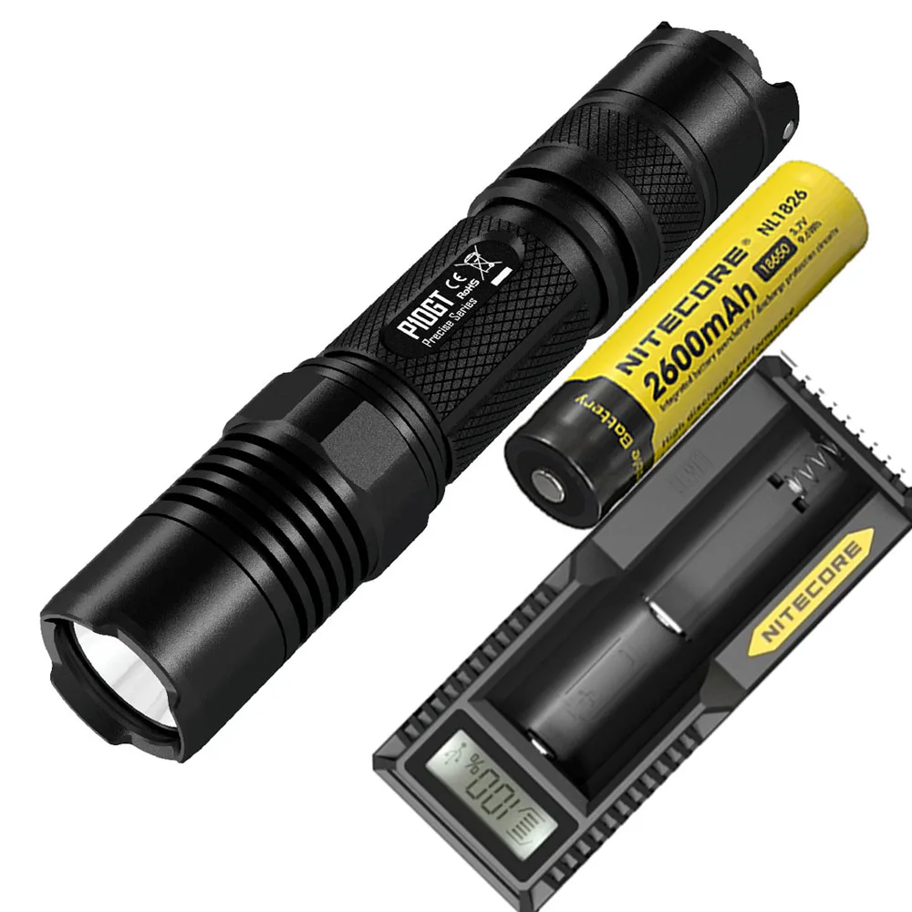 P10GT NL1826 UM10 NITECORE P10GT тактический фонарь XM-L2 T6 Светодиодный max 900 люмен луч расстоянии 286 метров уличный фонарик ручной фонарь - Испускаемый цвет: P10GT NL1826 UM10