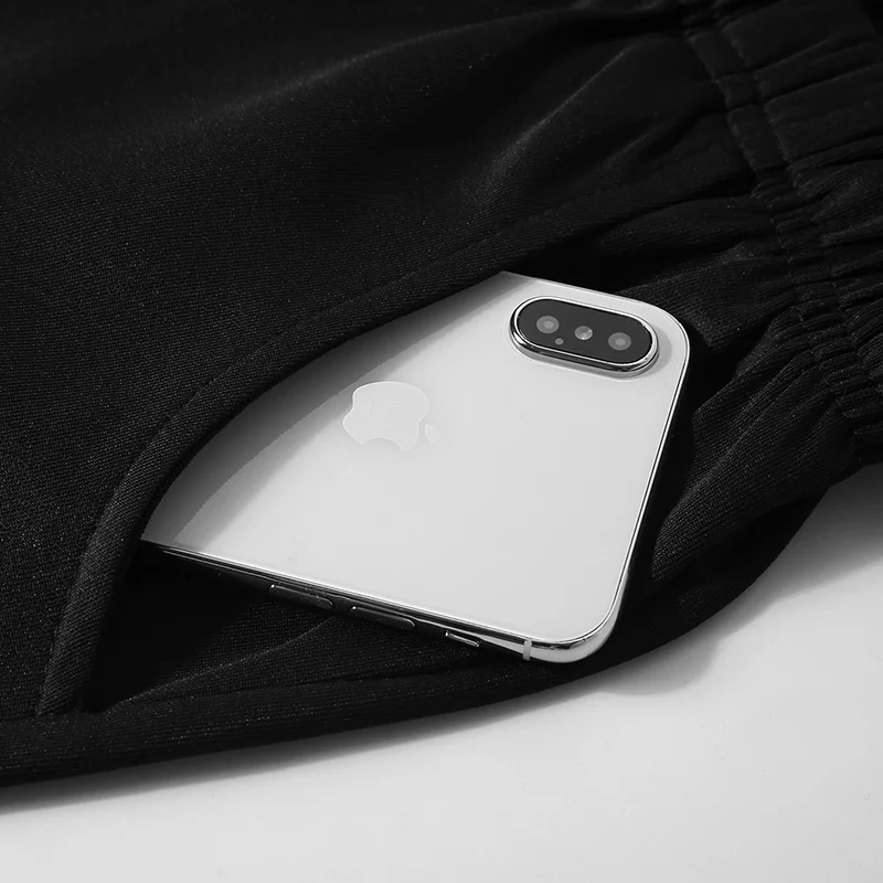 Мужская толстовка с капюшоном спортивный костюм черная в стиле хип-хоп мужская