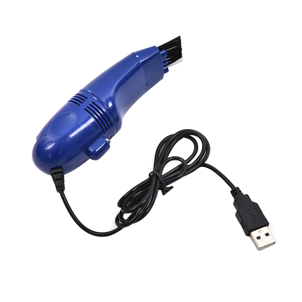 Высококачественный мини пылесос Turbo USB для ноутбука ПК компьютера клавиатуры подарок с кисточкой|USB-гаджеты|