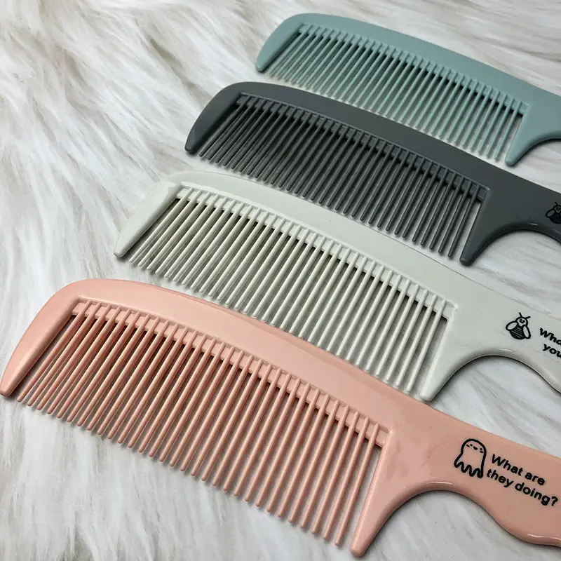 

Hairdress Comb Heat Resistant Woman Wet Hook Detangle Curly Hair Brushes Pro Salon Dyeing Styling Tools Wide Spikes Tooth
