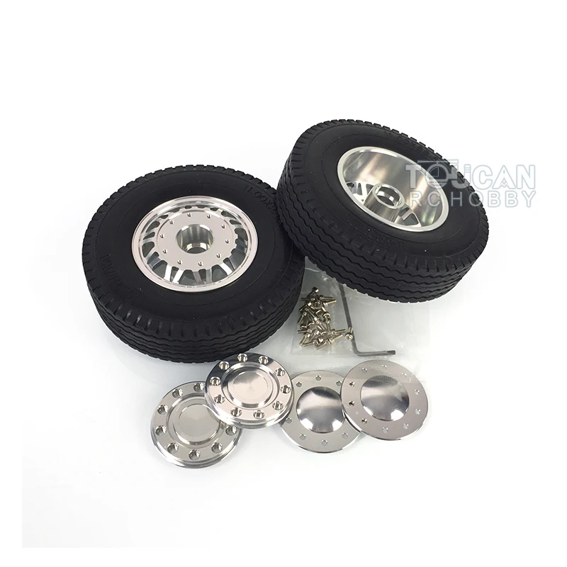 

TAMIYA 56512 Metal Front Wheel Hub for RC Dumper Truck Trailer Tractor Car TH18024-SMT6