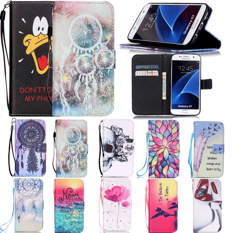 Роскошный чехол-книжка из искусственной кожи для samsung Galaxy S3 mini i8190 S4 mini i9190 i9300 S5 mini S6 S7 Edge S8 S9 Plus