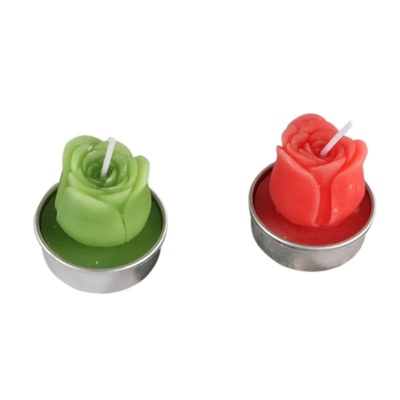 L6шт искусственные розы свечи для украшения семьи дня рождения вечеринки свадьбы