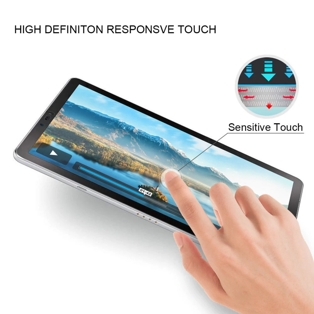 Slim Tempered Glass Screen Protector for Samsung Galaxy Tab S4 10.5 T830/T835 | Компьютеры и офис