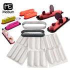 Силиконовые формы для торта SHENHONG из нержавеющей стали, набор для украшения торта в виде кольца, длинная полоска, буффами, формы для вечерние, инструменты для десертов Eclair