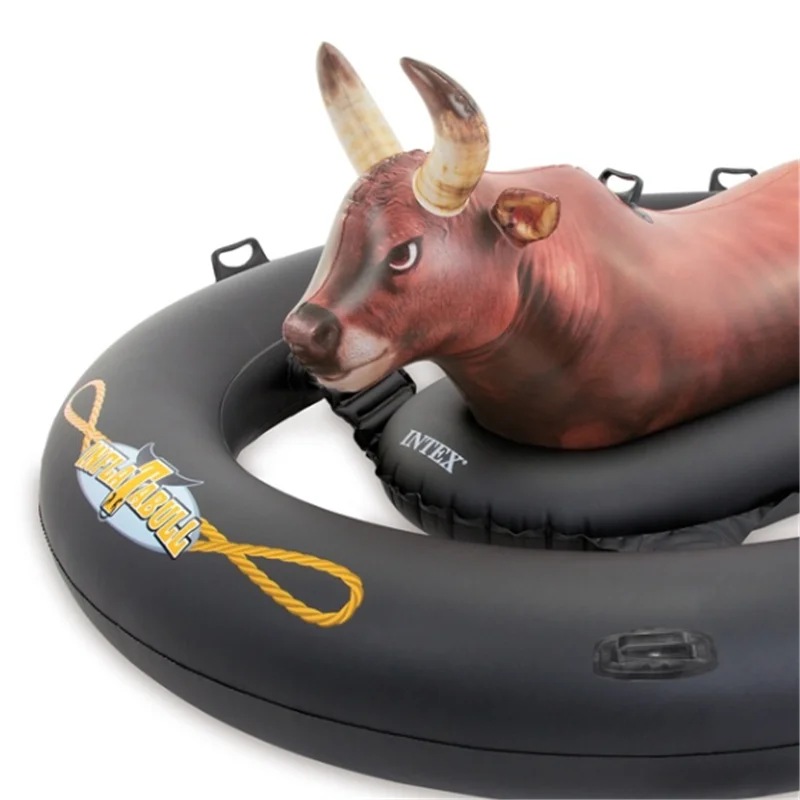 Intex Inflatabull надувной ковбойский бассейн для верховой езды Веселый поплавок