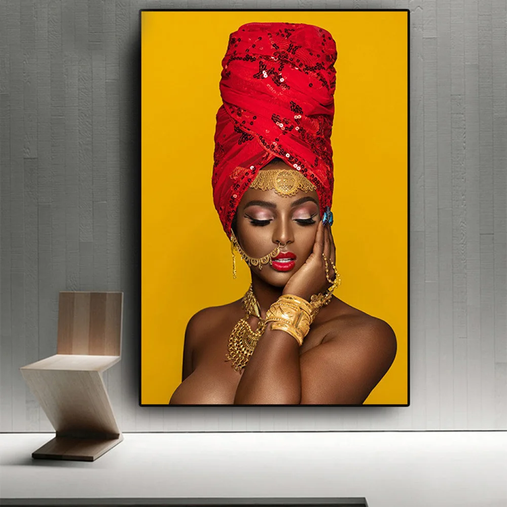 Настенное художественное полотно принты с красным головным шрамом модная