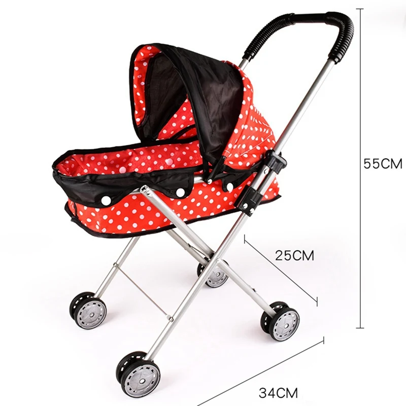 Детская прогулочная коляска милая миниатюрная кукла детские игрушки для девочек