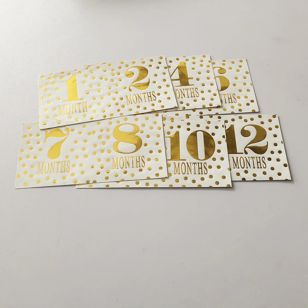 Новорожденные ежемесячные наклейки для беременных женщин 1 12 этапов памяти фото