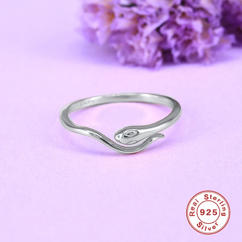 Винтажное женское кольцо ROXI в виде змеи регулируемое открытое животного