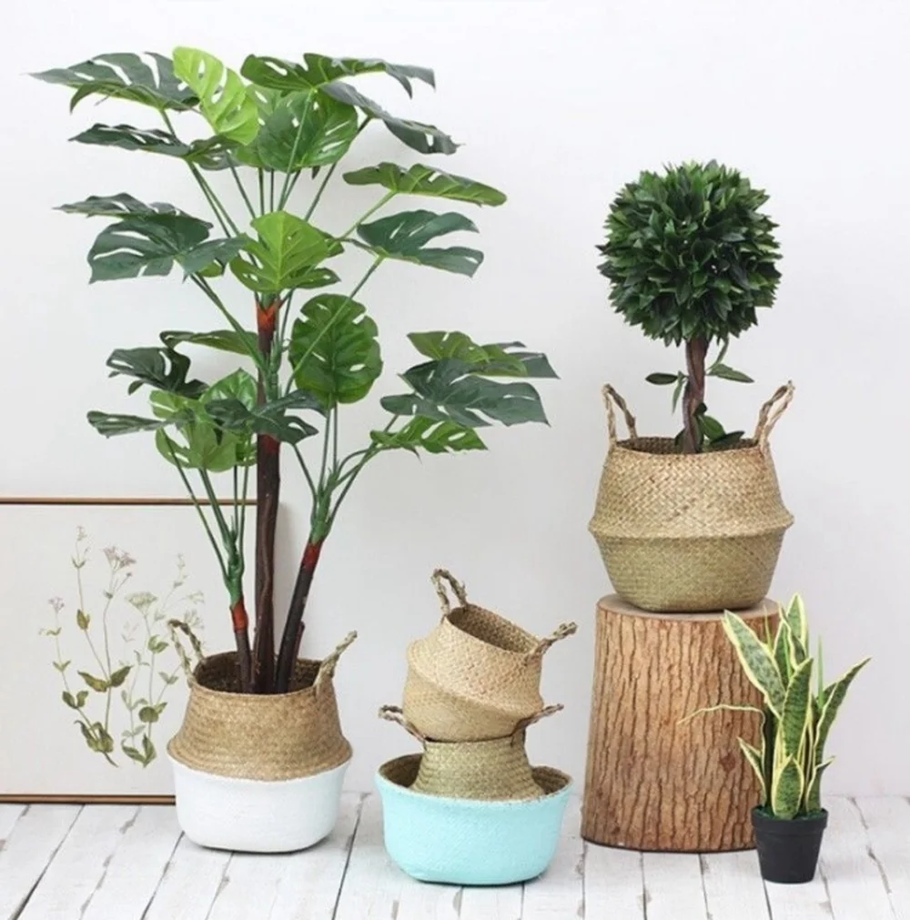 Складная корзина для живота ручной работы с ручками|Корзины хранения| |