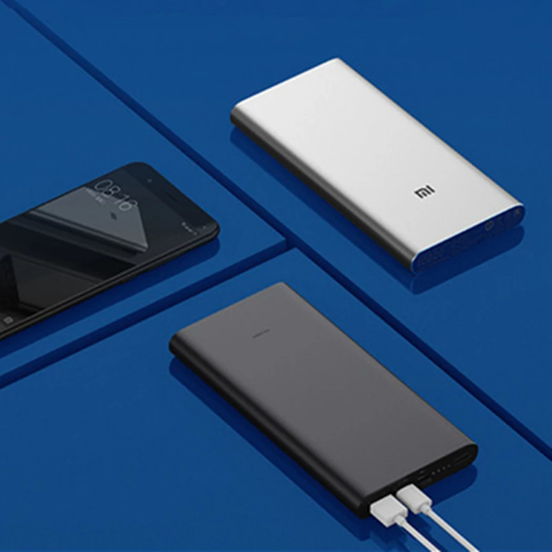 Xiaomi power Bank 10000 мАч 3 двойной USB выход s 18 Вт QC3.0 Быстрая зарядка для мобильного телефона Быстрая зарядка внешний аккумулятор