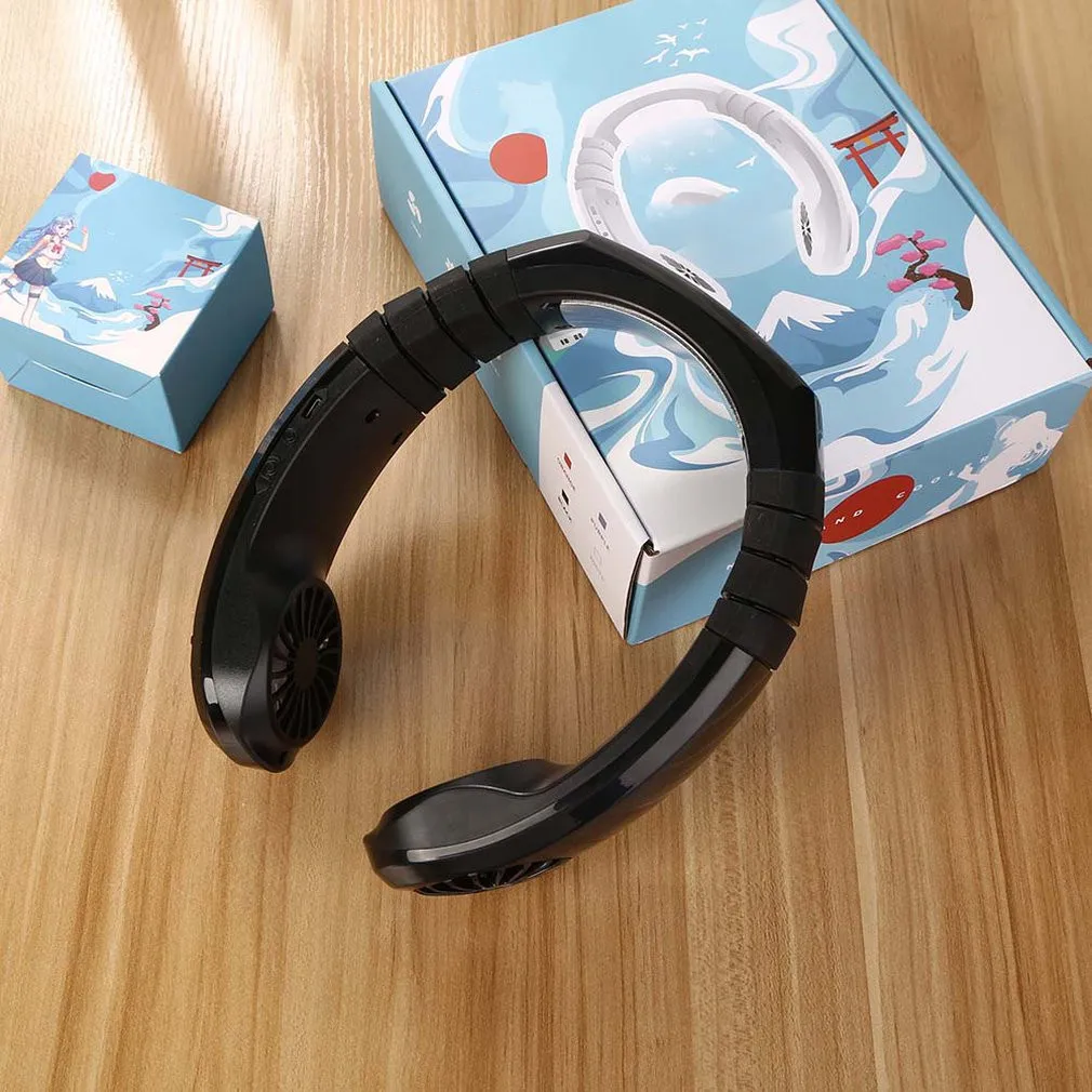 

Hanging Neck USB Charging Portable Outdoor Cooling Refrigeration Electical Fan