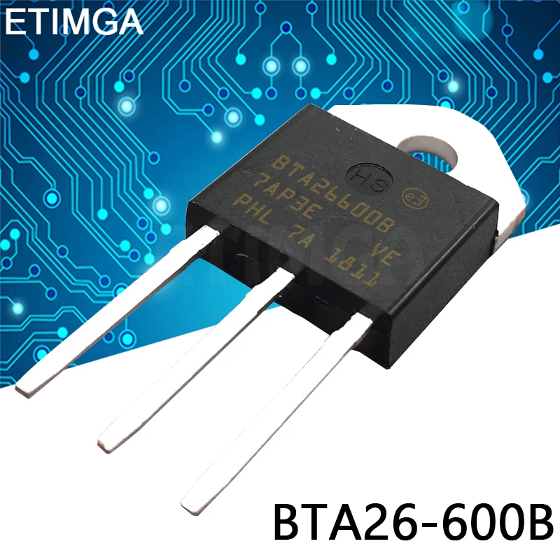 

5PCS/LOT BTA26-600B TO-3P BTA26600B TO3P BTA26-600 new and original IC
