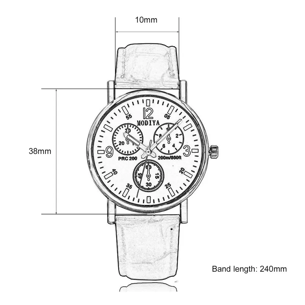 

2020 New Fashion And New Blu Ray Glass Watch Neutral Quartz Simulates Wrist Watch Top Brand Men Watches relogio masculino