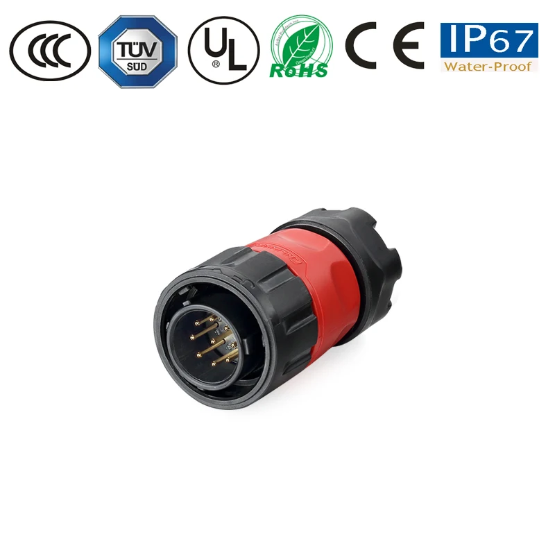 9-контактный водонепроницаемый разъем питания для автомобиля мотоцикла