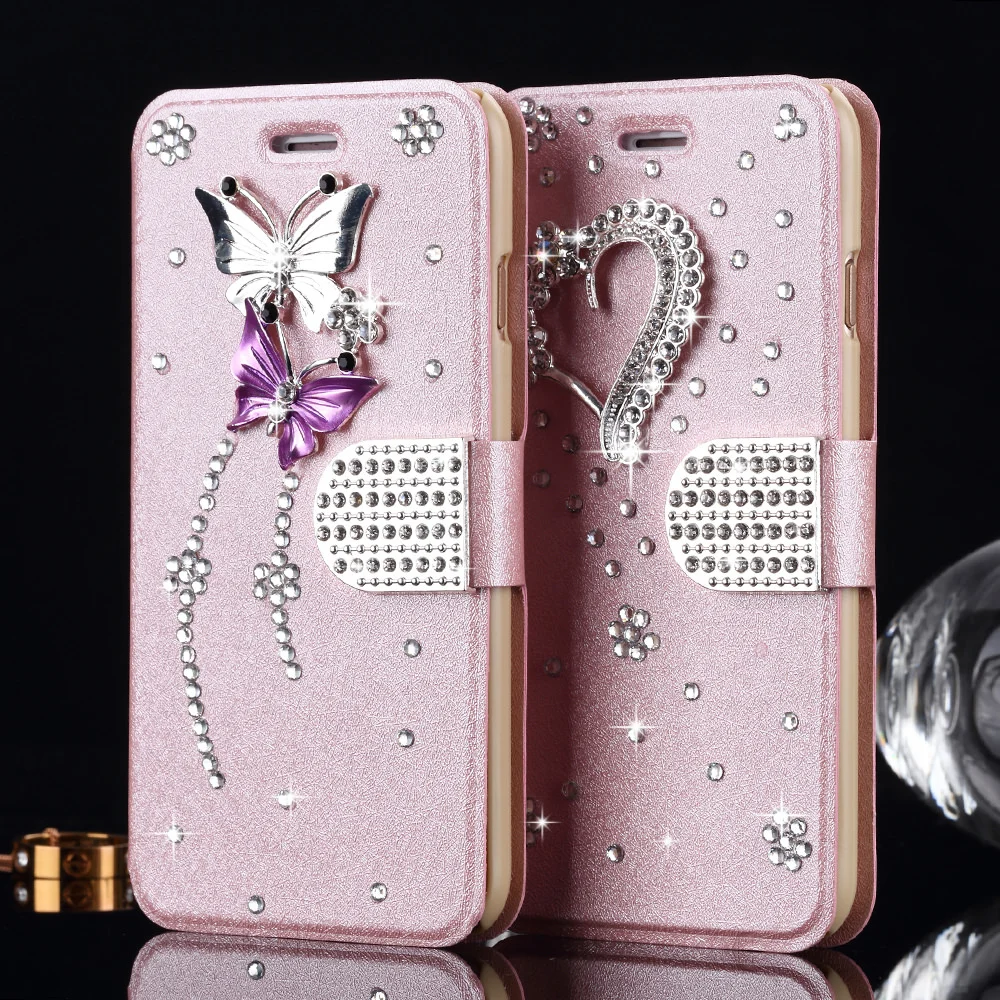 LLZ.COQUE блестящий чехол бумажник с бриллиантами для IPhone 11 Pro Max X Xs Xr Блестящий 7 Plus 8 6S
