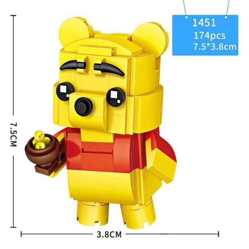 Мини-фигурка из мультфильма Disney nanobrick волшебная лампа в виде блока Русалка Ариэль