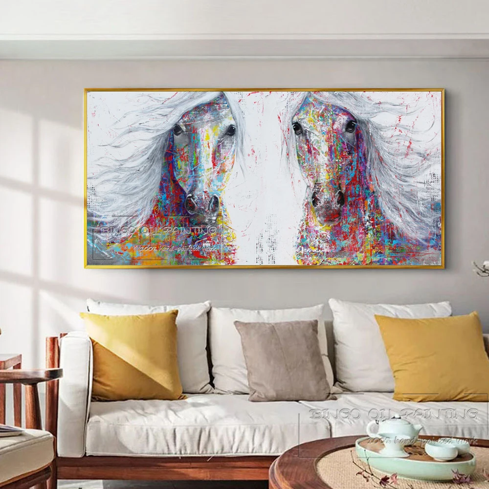 Акриловая живопись ручной работы с изображением очаровательных художников