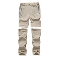 mens summer quick dry pants plus size xl 8xl detachable shorts thin outdoor hiking camping travelling water proof trousers