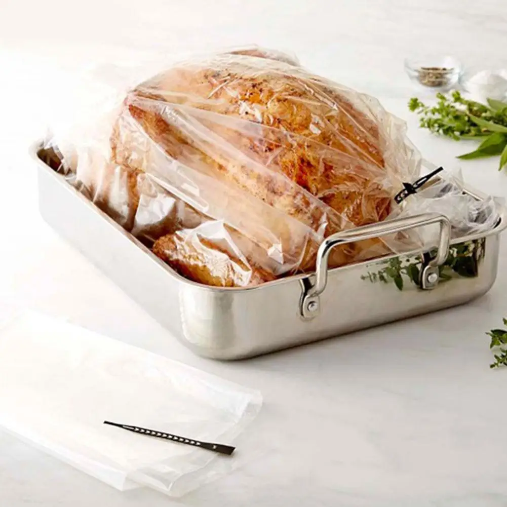 

10 Pcs Heat Resistance Nylon-Blend Slow Cooker Liner Roasting Turkey Bag For Cooking Oven Bag Baking Crock Pot Liners Kitchen