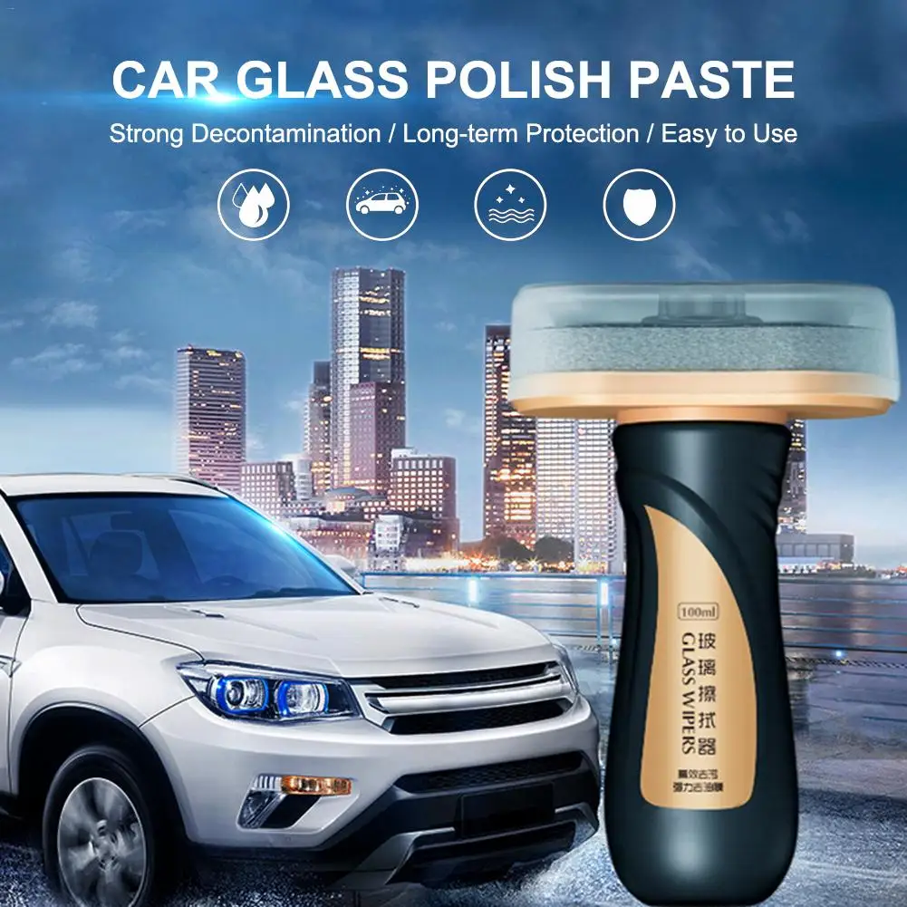 

100ml Car Nano Oil Film Remover Windshields Antifouling Agent Automobile Window Glass Rainproof Anti-fogging Agent Coating