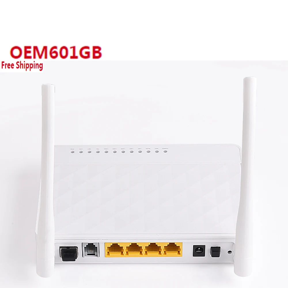 

7PCS/LOT Wumart Barato OEM601GB 4 wi-fi porta de fibra óptica ftth 4fe gpon 1ge + 3fe + wi-fi + wi-fi Gpon/ epon onuFiber optic