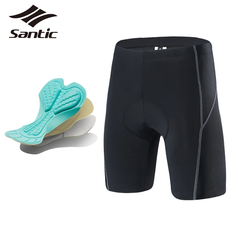 Santic Coolmax 4D шорты для велоезды с вставками ударопрочный MTB дорожный велосипедные шорты отражающие короткие Велосипедки бермуды Ciclismo s-xxxl