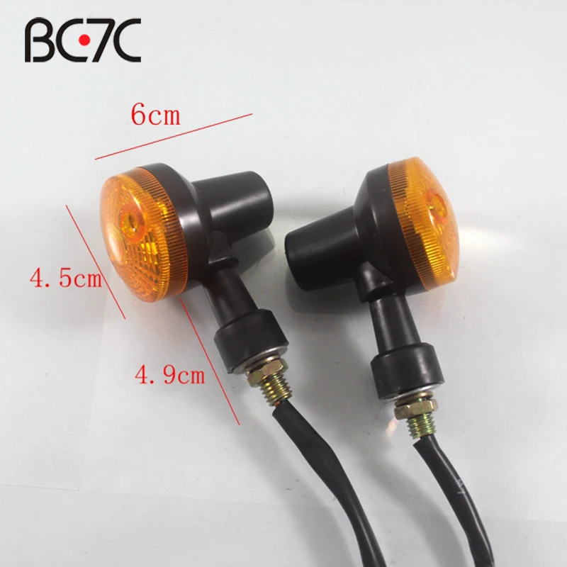 Универсальный указатель поворота для мотоцикла желтый светильник GN125 Cafe Racer Harley