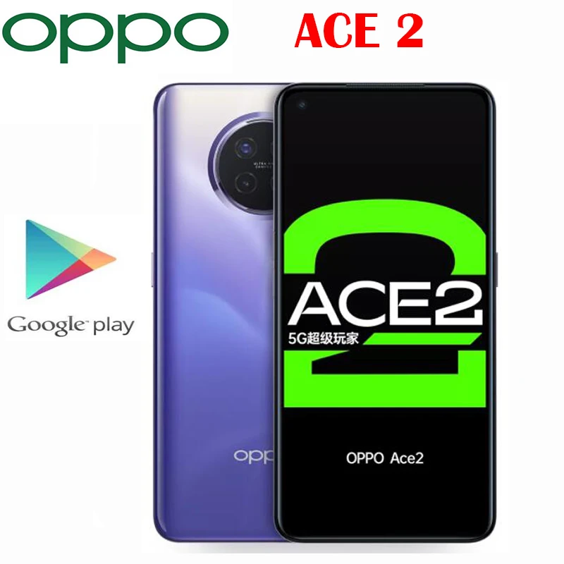 Официальный OPPO ACE 2 5G Смартфон Snapdragon 865 65 Вт SuperVOOC 0 40 AirVOOC 10 OTG OLED 90 Гц Экран 6 55