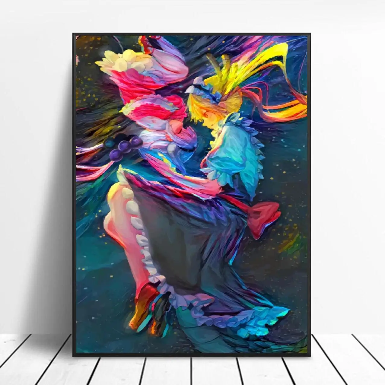 

Акварель Tohru и Kanna Kobayashi художественный холст плакат домашний Декор Картина без рамки