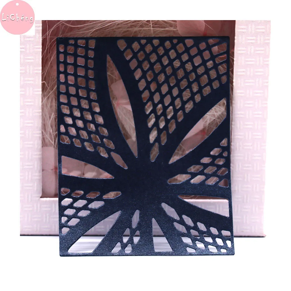 Цветочная рамка тонкая карта штампы тиснение папка фон и резка шаблоны ножи для