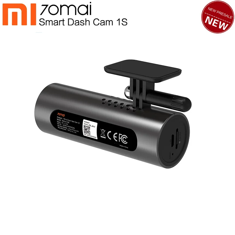 XiaoMi 70mai 1S Автомобильная камера 1080HD видеорегистратор ночного видения wifi камера 70 mai Dash Cam 1S приложение английский Голосовое управление Автомобильный видеорегистратор