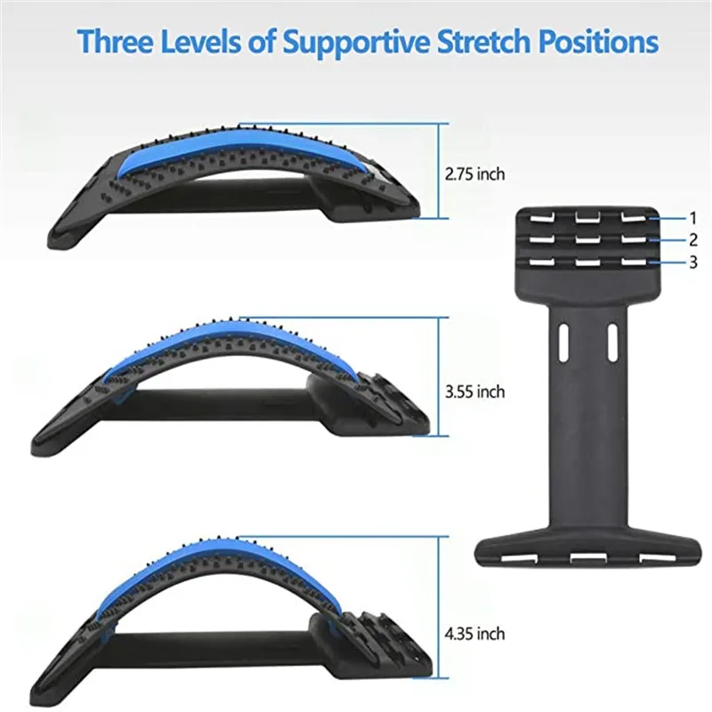 1 шт Поясничный дисковый втягивающий назад оборудование для растяжки массажер